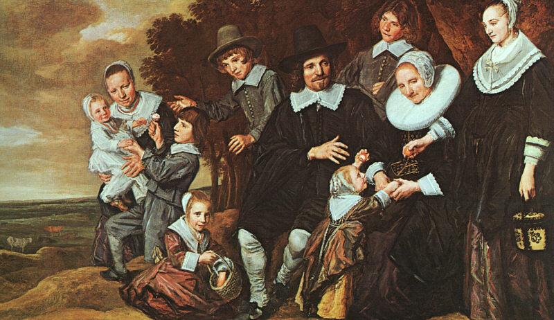 Frans Hals A Family Group in a Landscape Sweden oil painting art